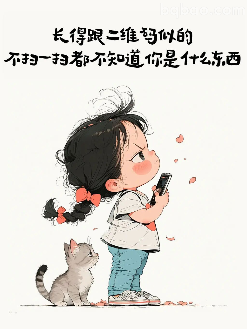 长得跟二维码似的