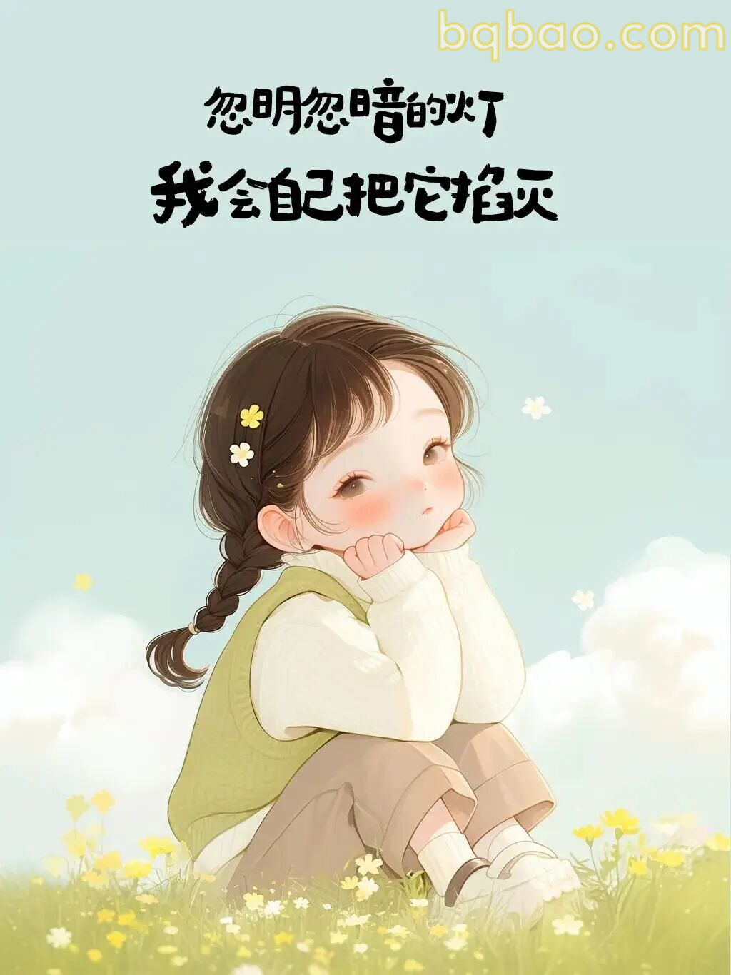 忽明忽暗的灯我会自己掐灭