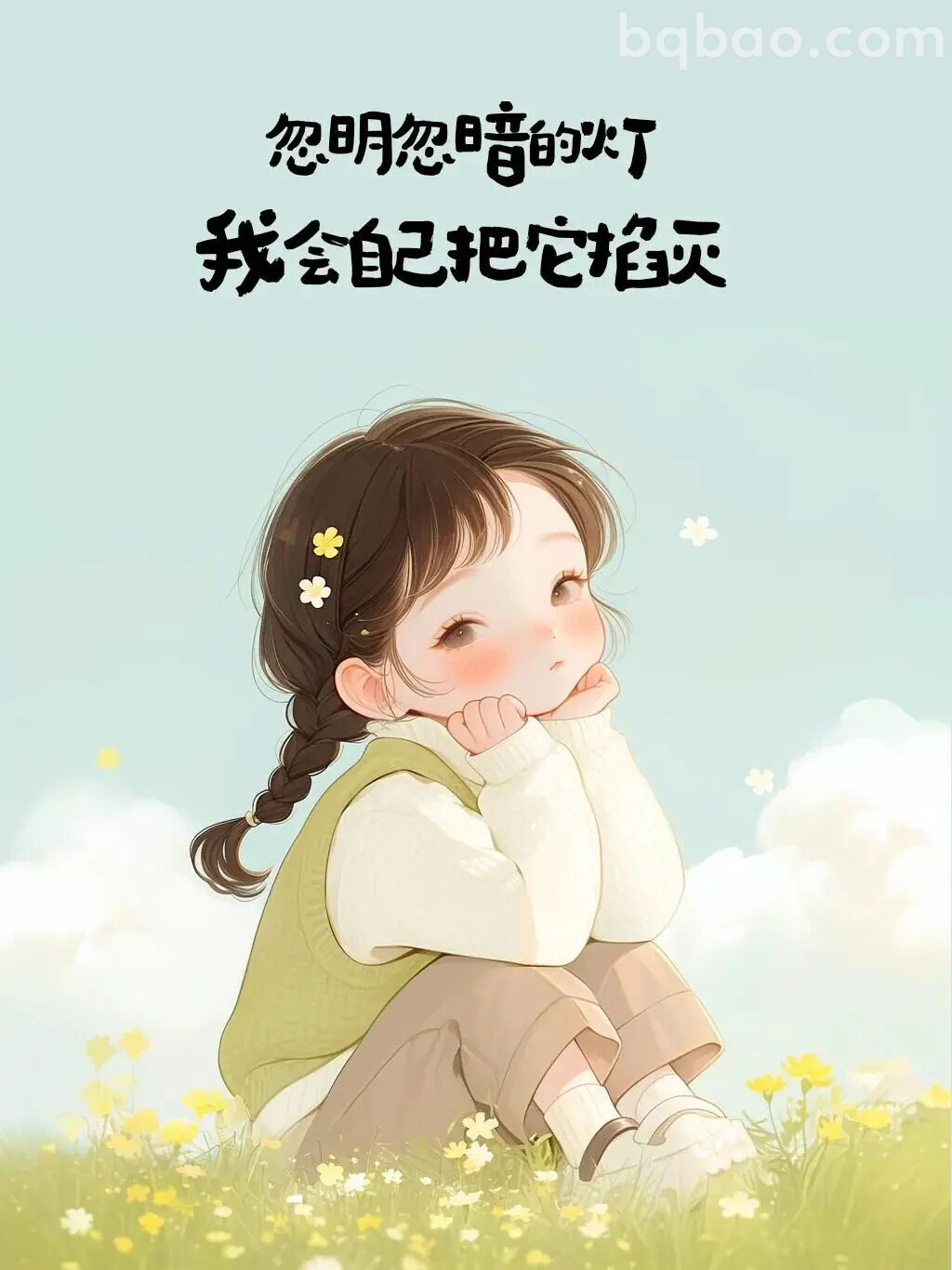 忽明忽暗的灯我会自己掐灭