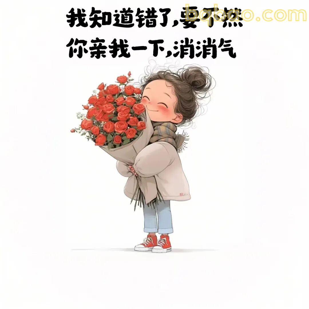捧花撒娇消气