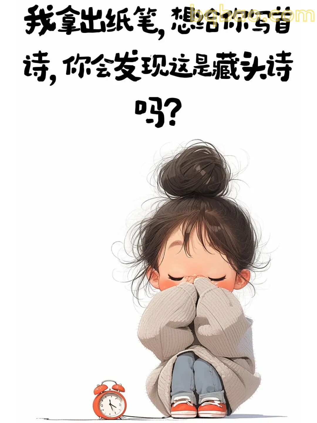 藏头诗：我想你
