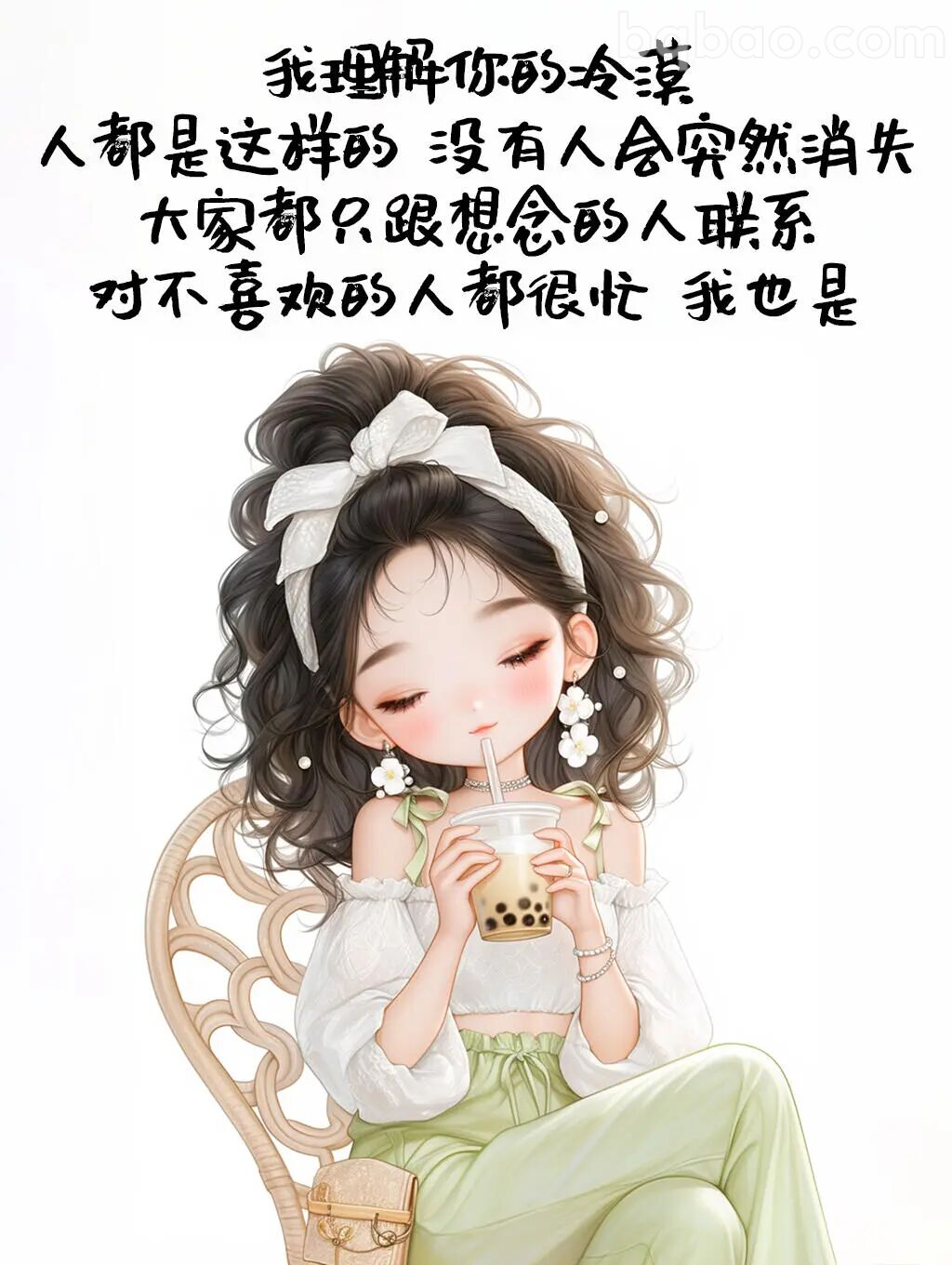 我理解你的冷漠