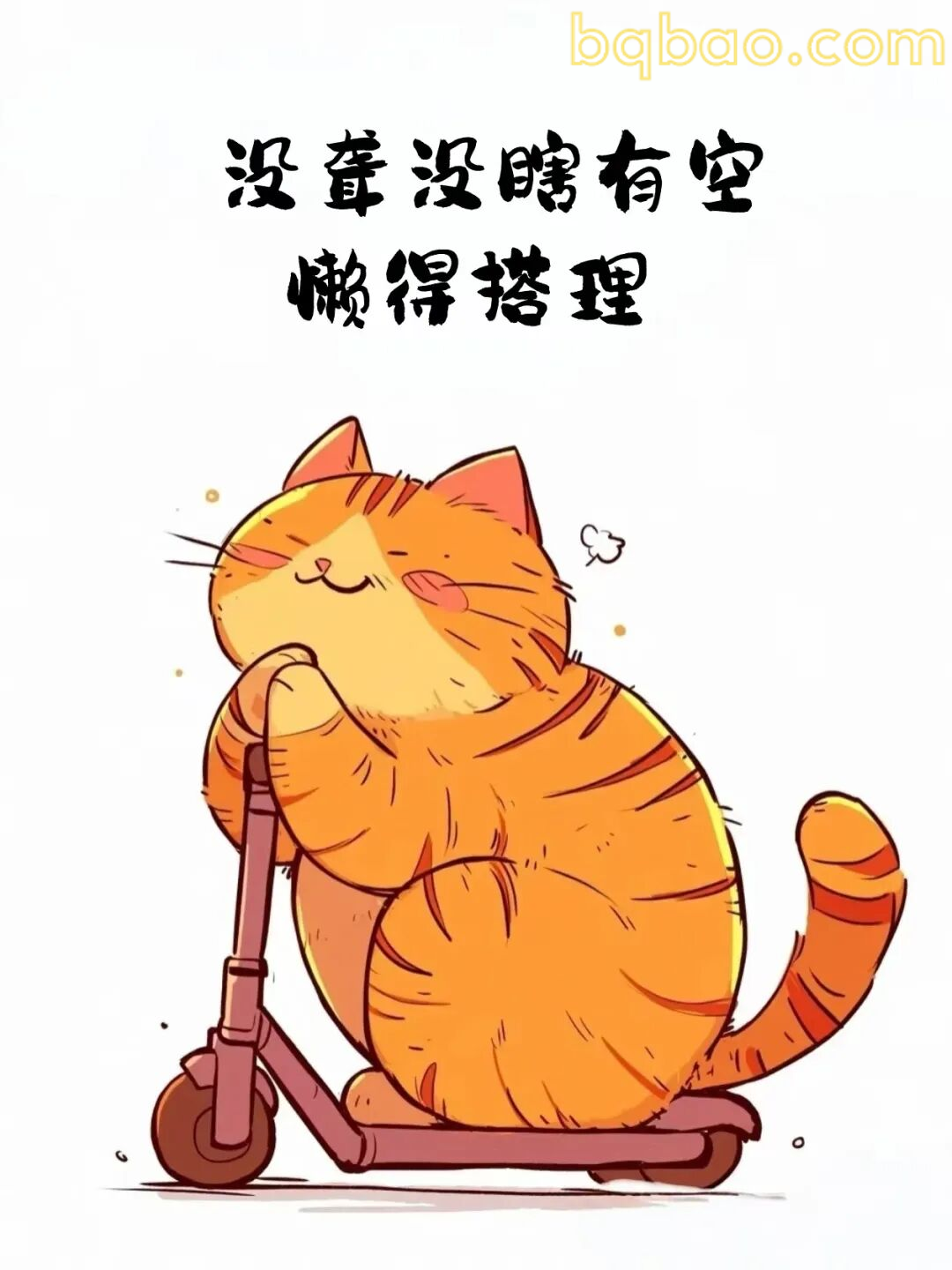 懒得搭理表情包