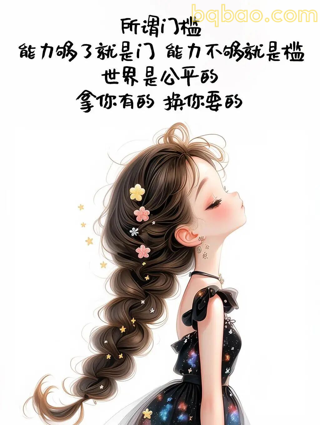 仰望星空的女孩