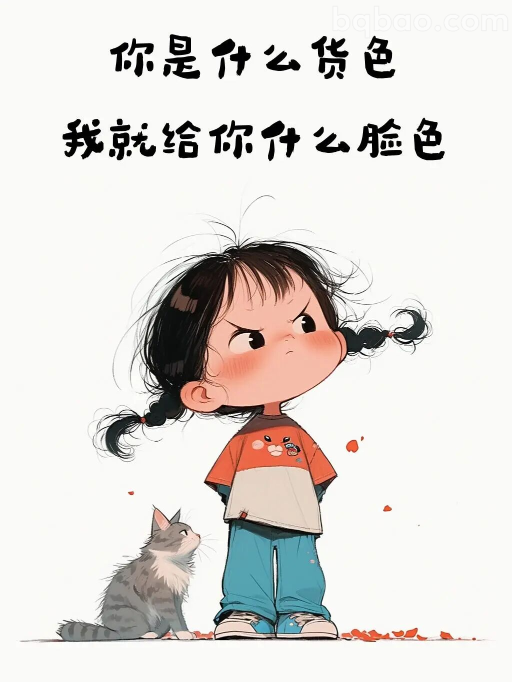 你什么货色我就什么脸色