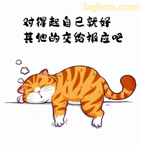 对得起自己就好