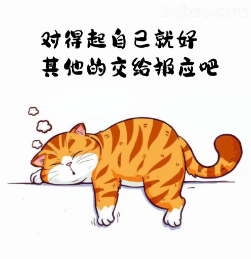 对得起自己就好