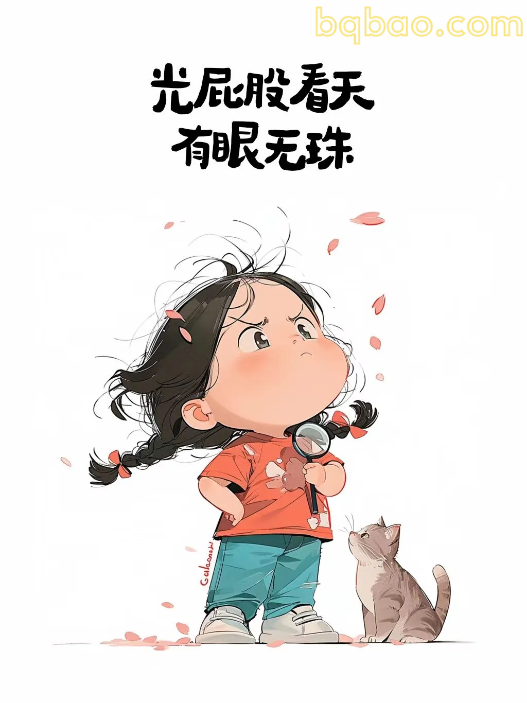 光屁股看天