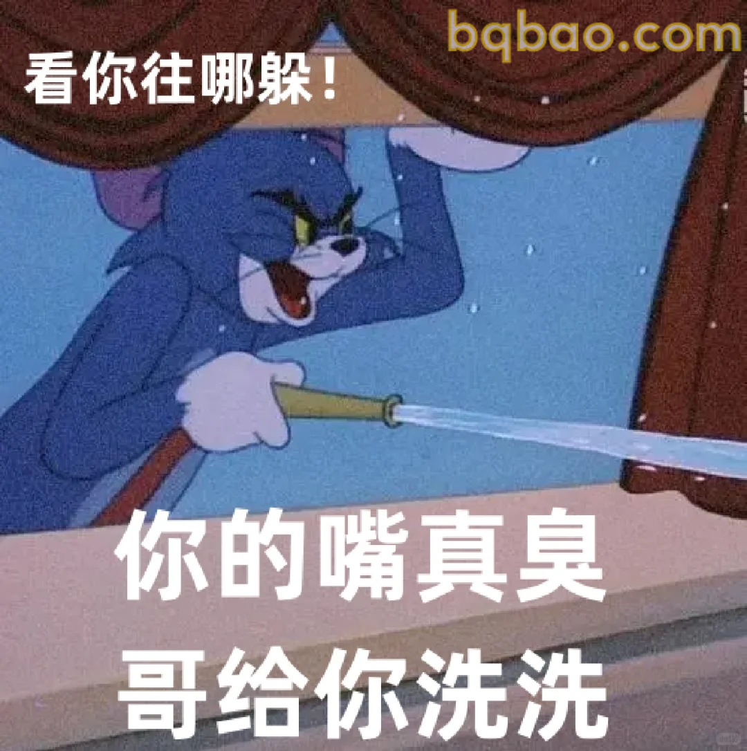 嘴臭洗洗表情
