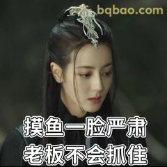 摸鱼一脸严肃老板不会抓住