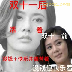 双十一后活着但痛苦着