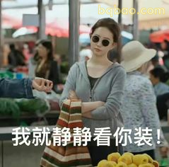 我就静静看你装！