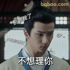 不想理你 哼～别管我了