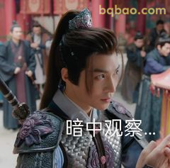 暗中观察...（眼神锐利）