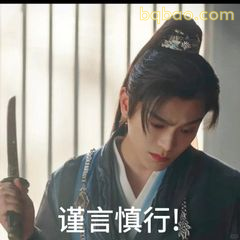 谨言慎行！持剑沉思