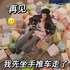 再见 我先坐手推车走了