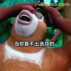 当你算不出选项时