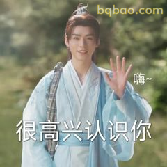 很高兴认识你～挥手