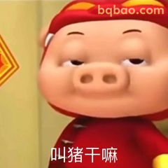 叫猪干嘛？一脸懵