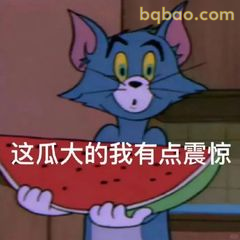 汤姆抱西瓜震惊脸