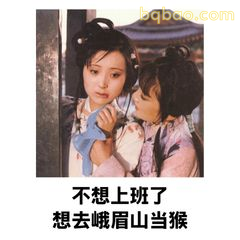 不想上班想去峨眉山当猴