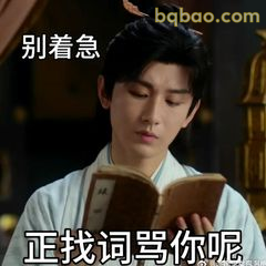 正找词骂你呢