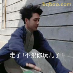 走了！不跟你玩儿了！