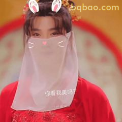 你看我美吗？兔耳蒙面