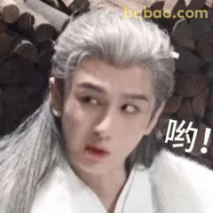 哟！白发公子挑眉笑
