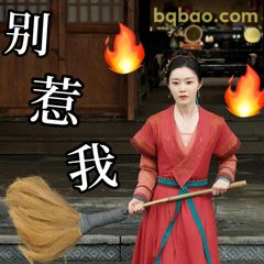 别惹我！火焰扫帚警告