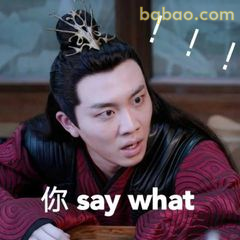 你say what？震惊脸