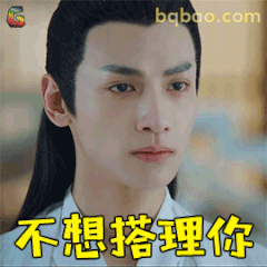 不想搭理你
