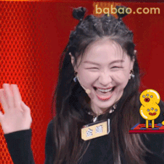 金靖笑眼挥手超可爱