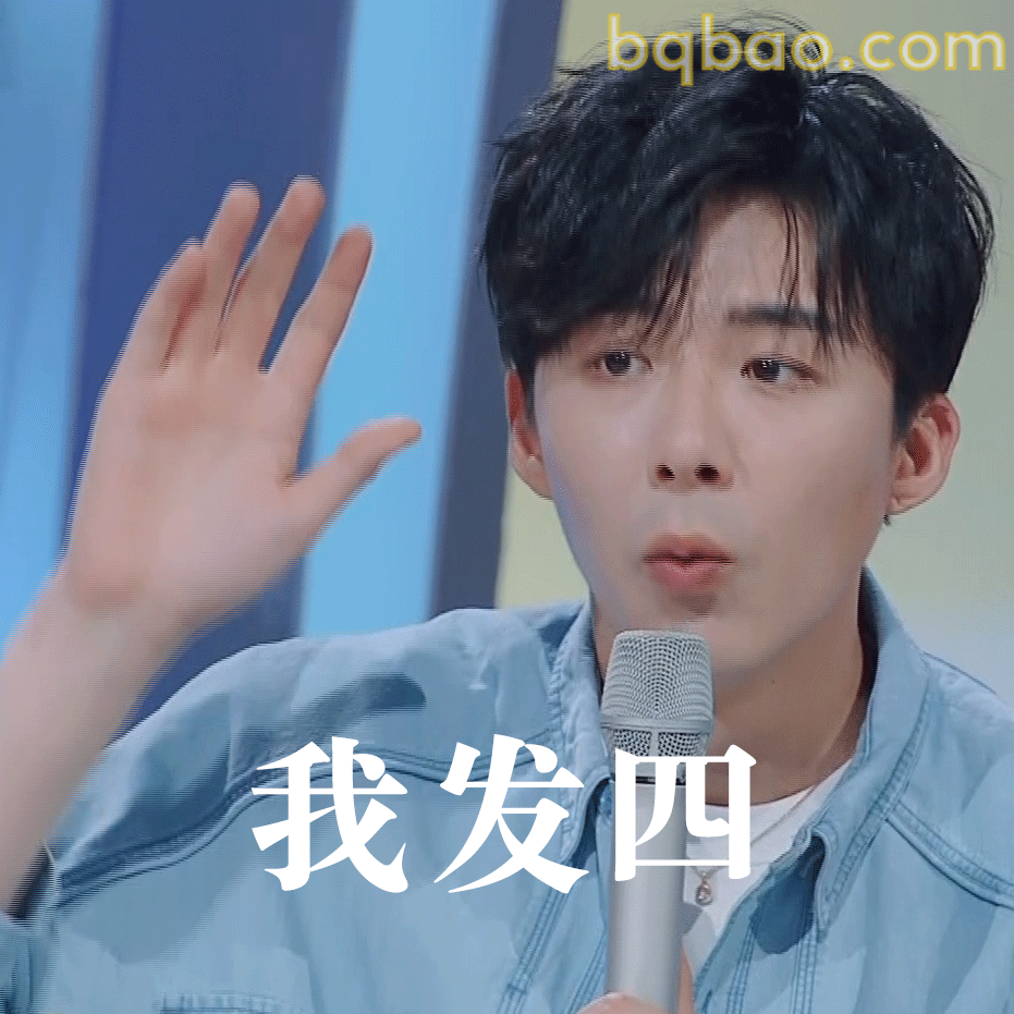我发四！举手发誓表情包
