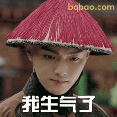 许凯富察傅恒我生气了红斗笠表情