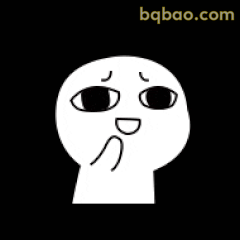 白色小人捂嘴偷笑