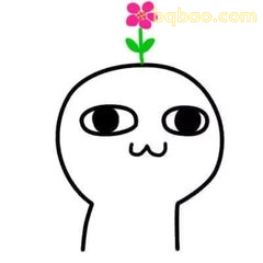 头顶小花微笑脸