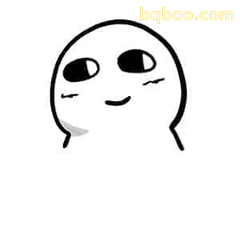 白色小人歪嘴笑