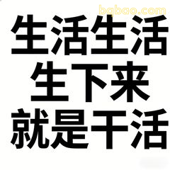 生活下来就是干活