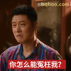 你怎么能冤枉我？