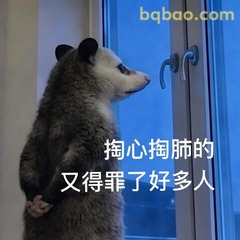 负鼠窗边自嘲又得罪好多人