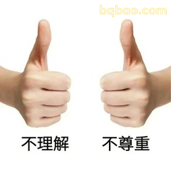 不理解不尊重