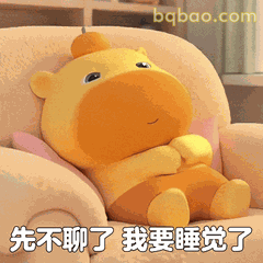 水豚噜噜表情包：出去玩了 好开心 #11
