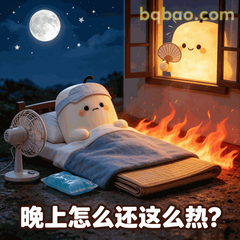 热到变形的糯米团表情包第11张