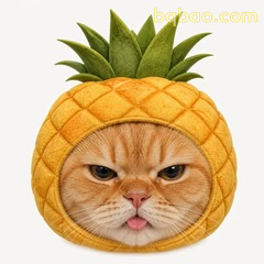 菠萝头橘猫