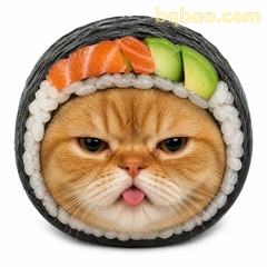 寿司卷橘猫