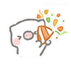 吃货猪头喷食物