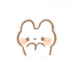 委屈巴巴小兔子