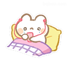 兔子哭唧唧躺被窝