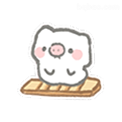 小猪躺平表情包